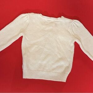 White Ralph Lauren sweater in good condition, bright colors, smoke and pet free